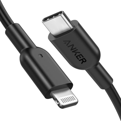 ANKER PowerLine II USB-C / Type-C to 8 Pin MFI Certificated Data Cable, Length: 0.9m(Black) - MFI Cable by ANKER | Online Shopping South Africa | PMC Jewellery