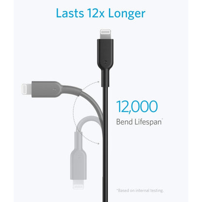 ANKER PowerLine II USB-C / Type-C to 8 Pin MFI Certificated Data Cable, Length: 0.9m(Black) - MFI Cable by ANKER | Online Shopping South Africa | PMC Jewellery