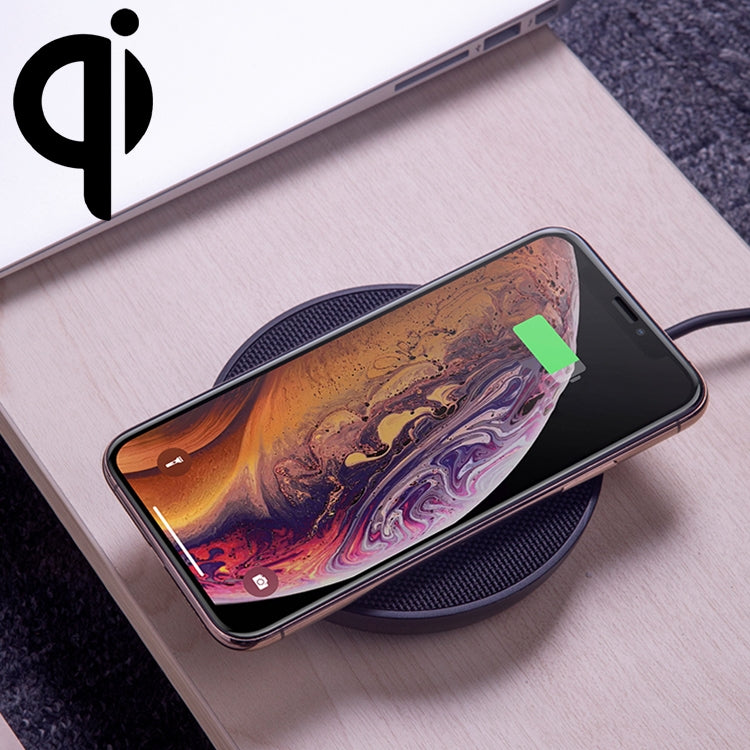 NILLKIN MC035 Power Flash Qi Standard High Speed Wireless Charger (Classic Nylon) - Wireless Charger by NILLKIN | Online Shopping South Africa | PMC Jewellery