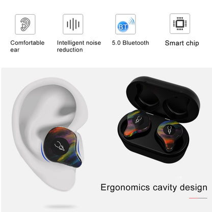 SABBAT X12PRO Mini Bluetooth 5.0 In-Ear Stereo Earphone with Charging Box, For iPad, iPhone, Galaxy, Huawei, Xiaomi, LG, HTC and Other Smart Phones(Starry Sky) - Bluetooth Earphone by Sabbat | Online Shopping South Africa | PMC Jewellery | Buy Now Pay Later Mobicred