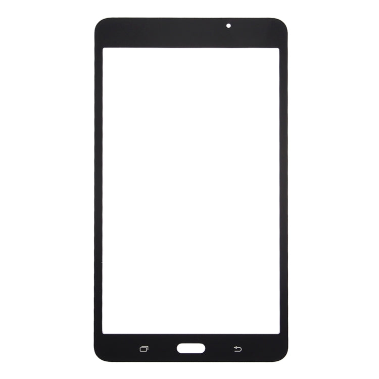 For Galaxy Tab A 7.0 (2016) / T280  Front Screen Outer Glass Lens (Black) - Outer Glass Lens by PMC Jewellery | Online Shopping South Africa | PMC Jewellery