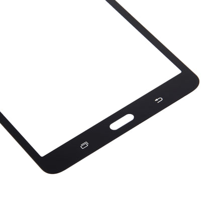 For Galaxy Tab A 7.0 (2016) / T280  Front Screen Outer Glass Lens (Black) - Outer Glass Lens by PMC Jewellery | Online Shopping South Africa | PMC Jewellery