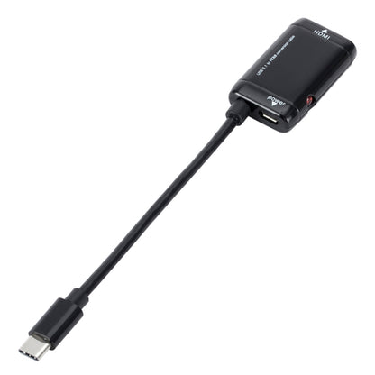 USB-C / Type-C 3.1 (MHL) to 1080P HD HDMI Video Adapter Cable, Length: 12cm - Cable & Adapters by PMC Jewellery | Online Shopping South Africa | PMC Jewellery