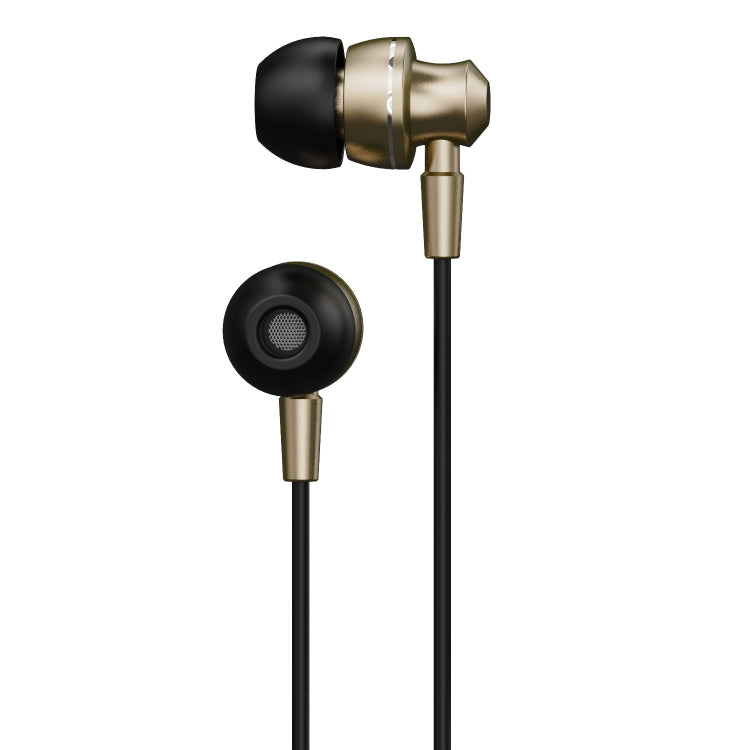 WK YA05 SHQ Series 3.5mm Music In-ear Wired Earphone (Gold) - In Ear Wired Earphone by WK | Online Shopping South Africa | PMC Jewellery