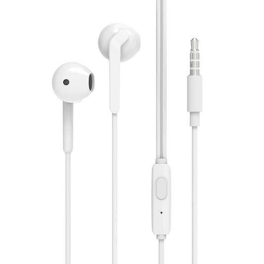WK SHQ Series YA07 3.5mm Music Call Wired Earphone (White) - In Ear Wired Earphone by WK | Online Shopping South Africa | PMC Jewellery