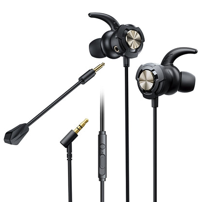 WK Assaulter Game Series YB01 3.5mm In-ear Wired Earphone(Black) - In Ear Wired Earphone by WK | Online Shopping South Africa | PMC Jewellery