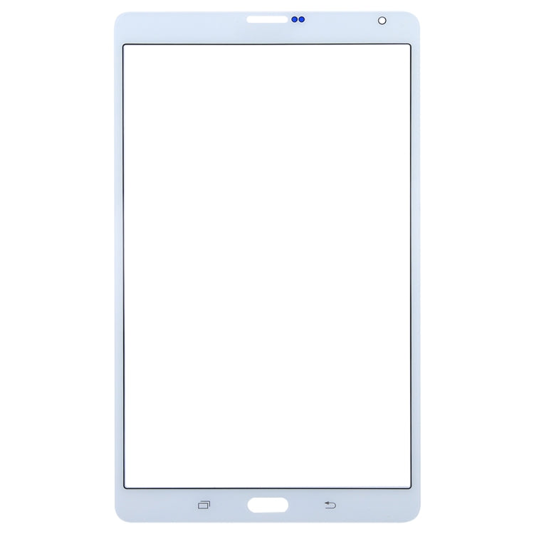 For Galaxy Tab S 8.4 LTE / T705 Front Screen Outer Glass Lens (White) - Outer Glass Lens by PMC Jewellery | Online Shopping South Africa | PMC Jewellery