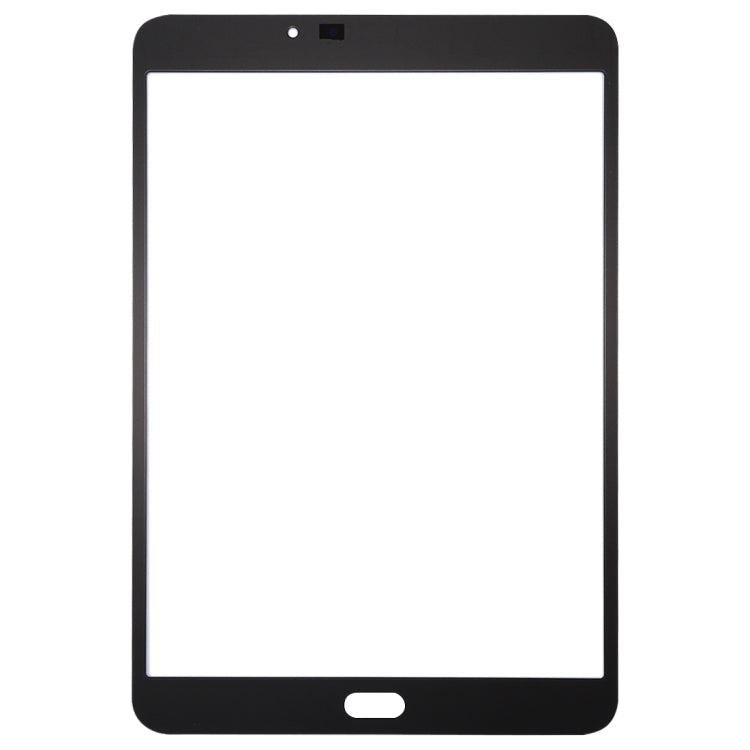 For Galaxy Tab S2 8.0 / T713 Front Screen Outer Glass Lens (Black) - Outer Glass Lens by PMC Jewellery | Online Shopping South Africa | PMC Jewellery