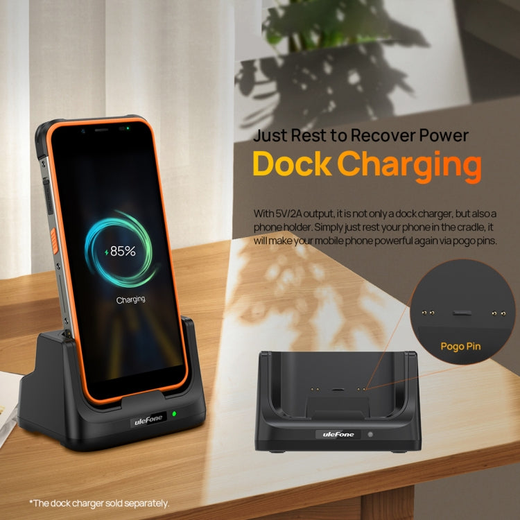 For Ulefone Power Armor 16 Pro / Armor 21 Ulefone USB-C / Type-C Desk Charging Dock(Black) - Dock Charger by Ulefone | Online Shopping South Africa | PMC Jewellery