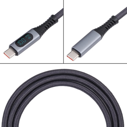 10Gbps 8K USB-C/Type-C to USB-C/Type-C Digital Video Cable Compatible with USB 3.2, Length: 1m (Black) - Video & Audio Cable by PMC Jewellery | Online Shopping South Africa | PMC Jewellery