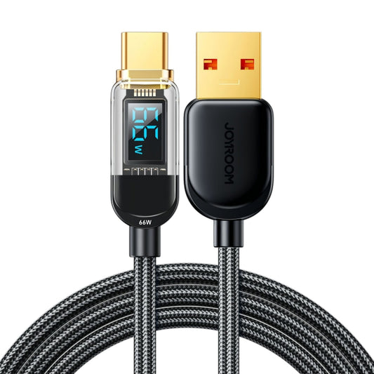 JOYROOM S-AC066A4 66W USB-A to USB-C / Type-C Digital Display Fast Charging Data Cable, Cable Length:1.2m - USB-C & Type-C Cable by JOYROOM | Online Shopping South Africa | PMC Jewellery