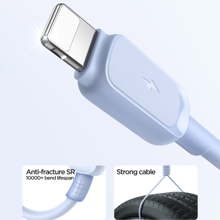 JOYROOM S-AL012A14 Multi-Color Series 2.4A USB to 8 Pin Fast Charging Data Cable, Length:1.2m(Blue) - Normal Style Cable by JOYROOM | Online Shopping South Africa | PMC Jewellery