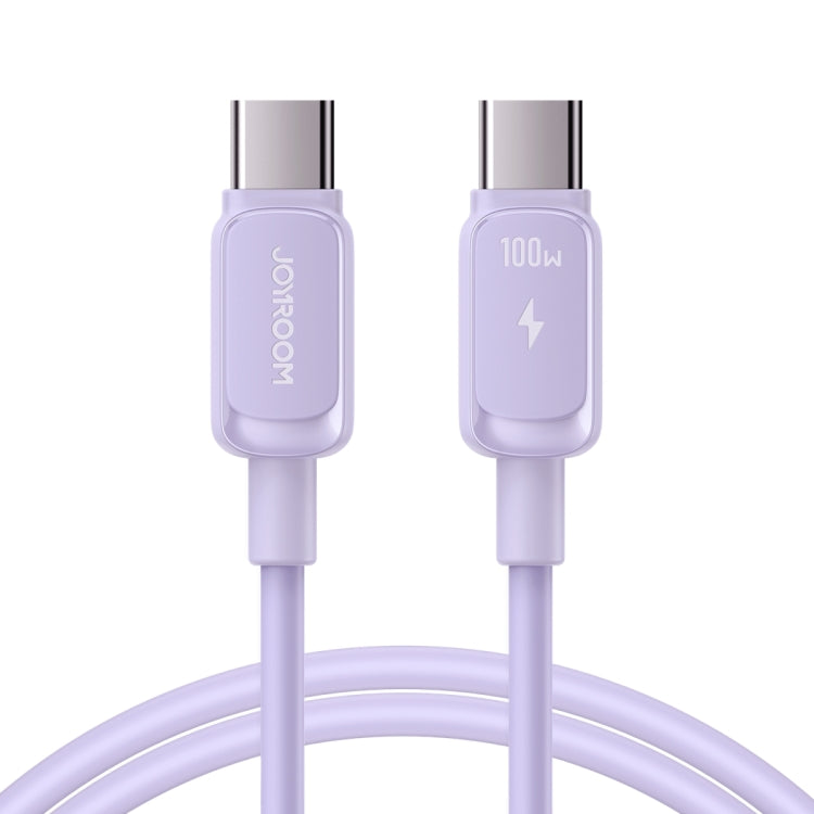 JOYROOM S-CC100A14 Multi-Color Series 100W USB-C / Type-C to USB-C / Type-C Fast Charging Data Cable, Length:1.2m (Purple) - USB-C & Type-C Cable by JOYROOM | Online Shopping South Africa | PMC Jewellery