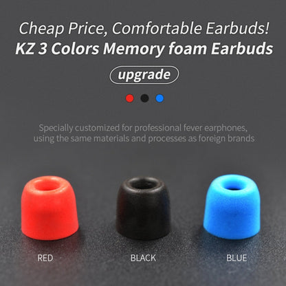 KZ 6 PCS Sound Insulation Noise Cancelling Memory Foam Earbuds Kit for All In-ear Earphone, Size: L & M & S(Blue) - Anti-dust & Ear Caps by KZ | Online Shopping South Africa | PMC Jewellery