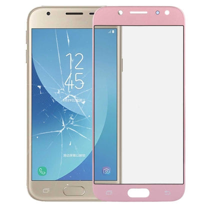 For Galaxy J3 (2017) / J330 Front Screen Outer Glass Lens (Rose Gold) - Outer Glass Lens by PMC Jewellery | Online Shopping South Africa | PMC Jewellery