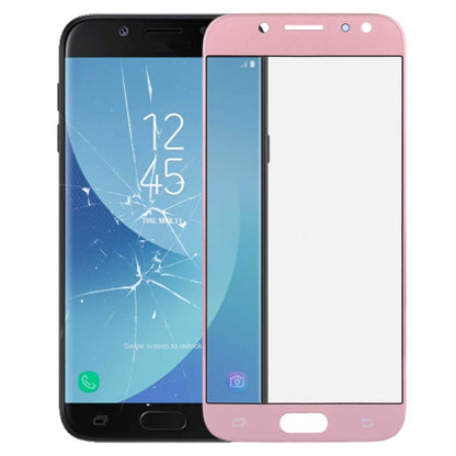 For Galaxy J5 (2017) / J530 Front Screen Outer Glass Lens (Rose Gold) - Outer Glass Lens by PMC Jewellery | Online Shopping South Africa | PMC Jewellery