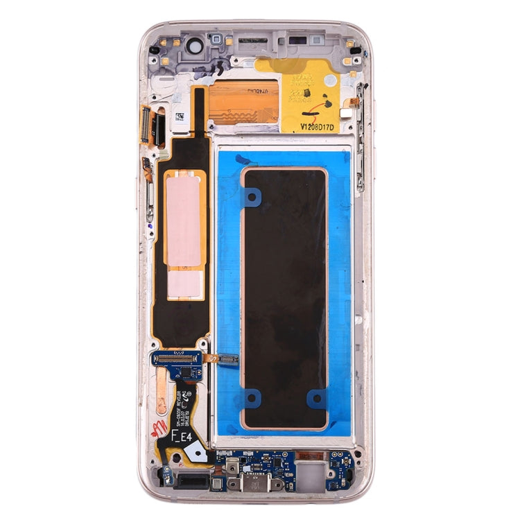 Original LCD Screen and Digitizer Full Assembly with Frame & Charging Port Board & Volume Button & Power Button for Galaxy S7 Edge / G935A(Blue) - LCD Screen by PMC Jewellery | Online Shopping South Africa | PMC Jewellery