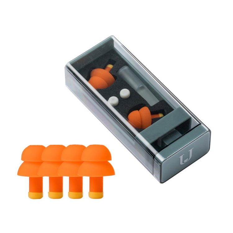 Original Xiaomi Youpin jordan &judy Portable Soundproof Noise Reduction Earplugs(Orange) - Ear Care Tools by Xiaomi | Online Shopping South Africa | PMC Jewellery