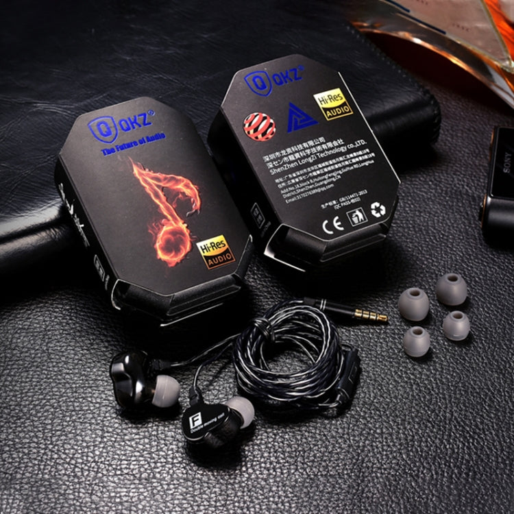 QKZ CK9 HiFi In-ear Four Unit Sports Music Headphones (Black) - Sport Earphone by QKZ | Online Shopping South Africa | PMC Jewellery