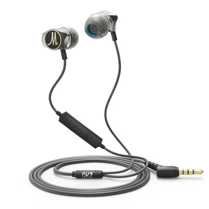 QKZ DM7 High-quality In-ear All-metal Sports Music Headphones, Microphone Version - In Ear Wired Earphone by QKZ | Online Shopping South Africa | PMC Jewellery