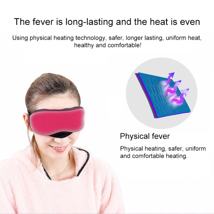 USB Charging Heating Steam Sleep Eye Mask (Purple) - Eye Masks by PMC Jewellery | Online Shopping South Africa | PMC Jewellery