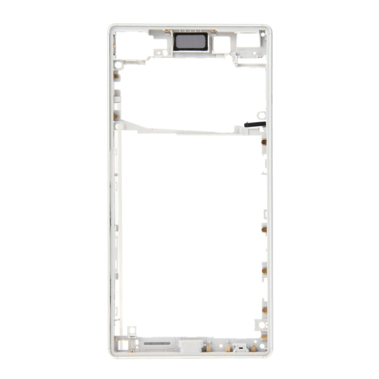 Front Bezel  for Sony Xperia Z5 (Single SIM Card Version) (Silver) - Frame Bezel Plate by PMC Jewellery | Online Shopping South Africa | PMC Jewellery