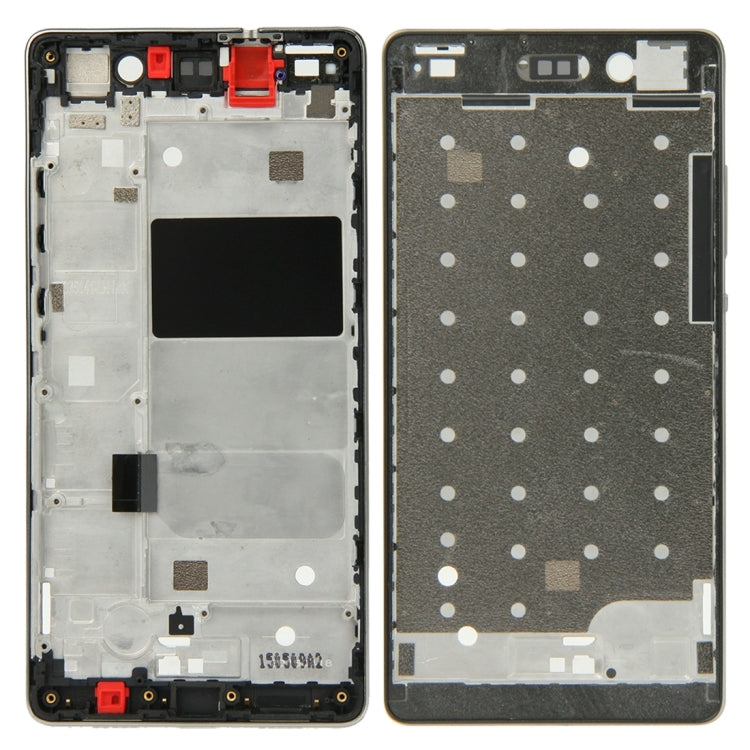 For Huawei P8 Lite Front Housing LCD Frame Bezel Plate(Black) - Full Housing Cover by PMC Jewellery | Online Shopping South Africa | PMC Jewellery