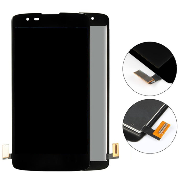 TFT LCD Screen for LG K8 (2016)Digitizer Full Assembly with Frame(Black) - For LG by PMC Jewellery | Online Shopping South Africa | PMC Jewellery