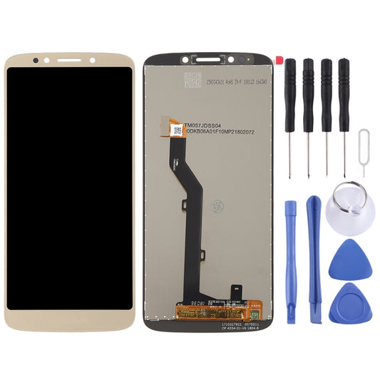 TFT LCD Screen for Motorola Moto E5 with Digitizer Full Assembly (Gold) - LCD Screen by PMC Jewellery | Online Shopping South Africa | PMC Jewellery