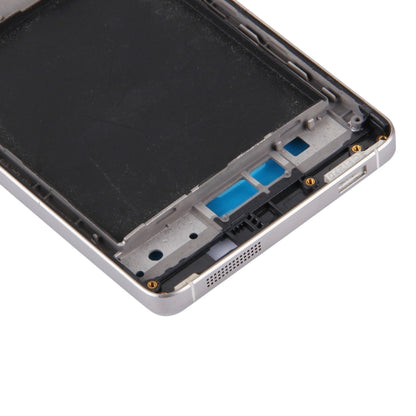 Front Housing LCD Frame Bezel for Xiaomi Mi 4(Silver) - Frame Bezel Plate by PMC Jewellery | Online Shopping South Africa | PMC Jewellery