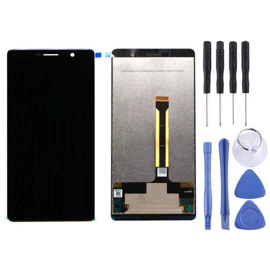LCD Screen and Digitizer Full Assembly for Nokia 7 Plus / E9 Plus(Black) - LCD Screen by PMC Jewellery | Online Shopping South Africa | PMC Jewellery