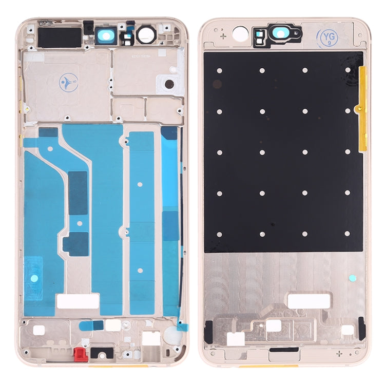 Front Housing LCD Frame Bezel Plate for Huawei Honor 8(Gold) - Full Housing Cover by PMC Jewellery | Online Shopping South Africa | PMC Jewellery