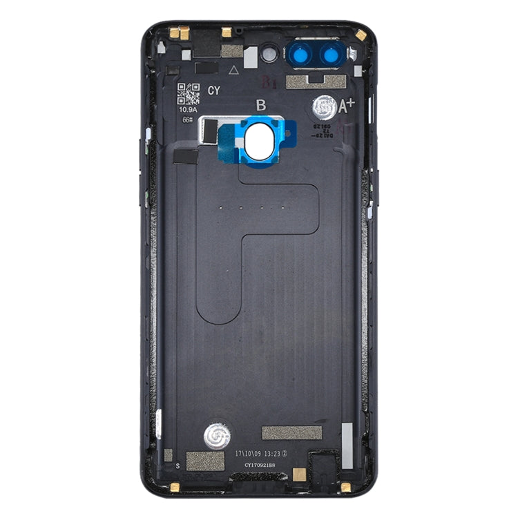 For OPPO R11s Back Cover (Black) - Back Cover by PMC Jewellery | Online Shopping South Africa | PMC Jewellery