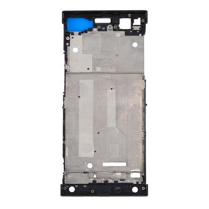 for Sony Xperia XA1 Front Housing LCD Frame Bezel Plate(Black) - Frame Bezel Plate by PMC Jewellery | Online Shopping South Africa | PMC Jewellery