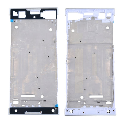 for Sony Xperia XA1 Front Housing LCD Frame Bezel Plate(White) - Frame Bezel Plate by PMC Jewellery | Online Shopping South Africa | PMC Jewellery