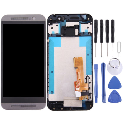 TFT LCD Screen for HTC One M9 Digitizer Full Assembly with Frame (Grey) - LCD Screen by PMC Jewellery | Online Shopping South Africa | PMC Jewellery