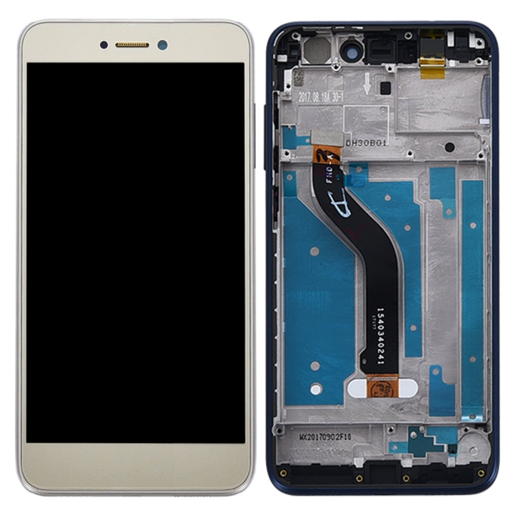 OEM LCD Screen for Huawei P8 Lite (2017) Digitizer Full Assembly with Frame (Gold) - LCD Screen by PMC Jewellery | Online Shopping South Africa | PMC Jewellery