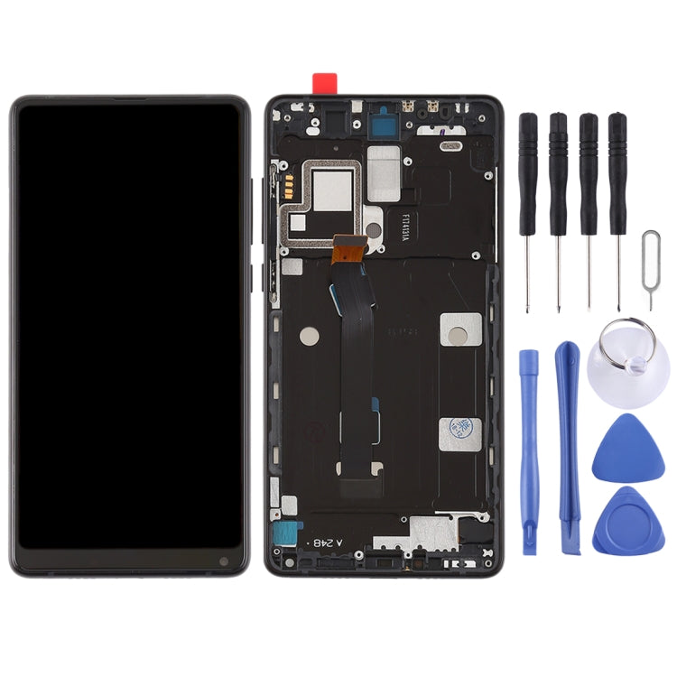 TFT LCD Screen for Xiaomi Mi Mix2 Digitizer Full Assembly with Frame(Black) - LCD Screen by PMC Jewellery | Online Shopping South Africa | PMC Jewellery