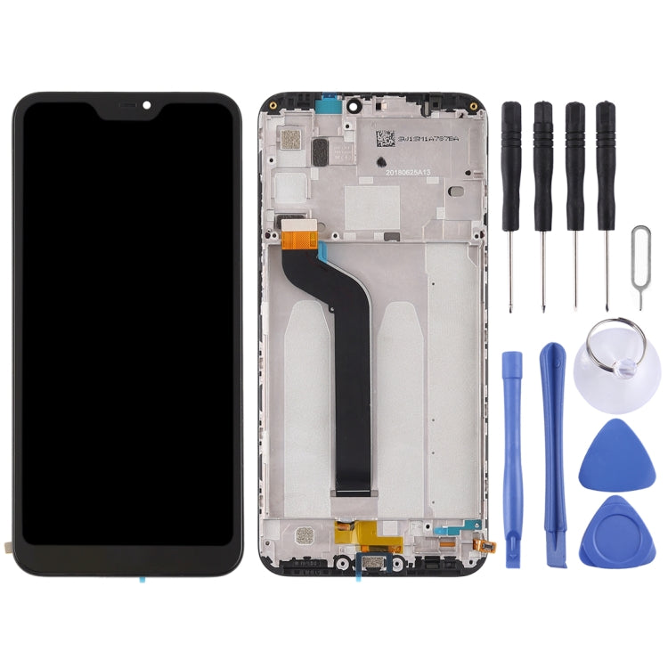 TFT LCD Screen for Xiaomi Redmi 6 Pro / A2 Lite Digitizer Full Assembly with Frame(Black) - LCD Screen by PMC Jewellery | Online Shopping South Africa | PMC Jewellery