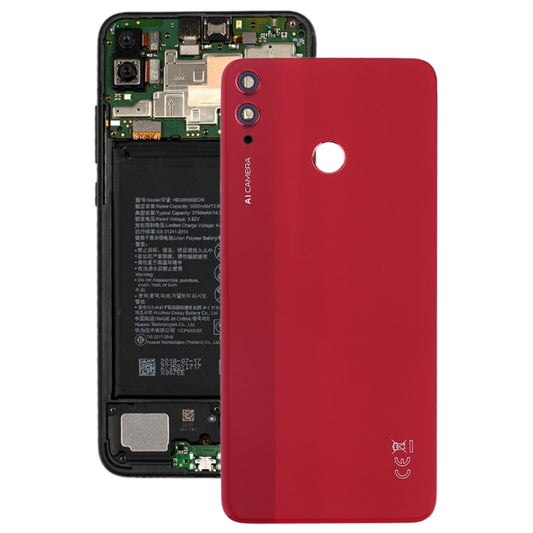 Original Battery Back Cover with Camera Lens for Huawei Honor 8X(Red) - Back Cover by PMC Jewellery | Online Shopping South Africa | PMC Jewellery