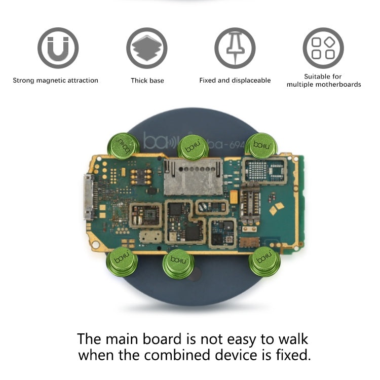 BAKU Universal PCB Fixture Movable Magnetic Jig Board Holder IC Maintenance Repair - Repair Fixture by BAKU | Online Shopping South Africa | PMC Jewellery