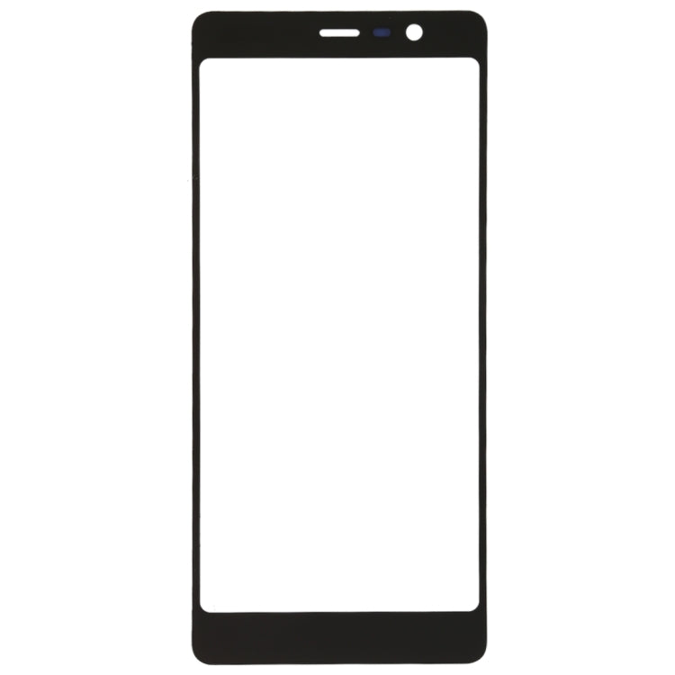 Front Screen Outer Glass Lens for Nokia 5.1 TA 1024 1027 1044 1053 1008 1030 1109(Black) - Outer Glass Lens by PMC Jewellery | Online Shopping South Africa | PMC Jewellery