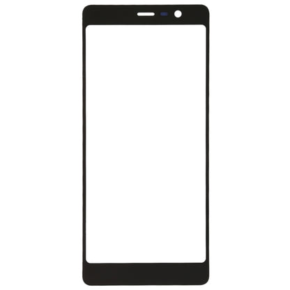 Front Screen Outer Glass Lens for Nokia 5.1 TA 1024 1027 1044 1053 1008 1030 1109(Black) - Outer Glass Lens by PMC Jewellery | Online Shopping South Africa | PMC Jewellery