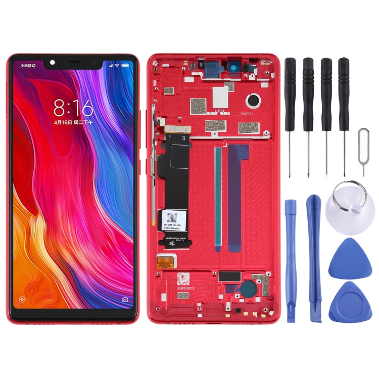 Original LCD Screen for Xiaomi Mi 8 SE with Digitizer Full Assembly(Red) - LCD Screen by PMC Jewellery | Online Shopping South Africa | PMC Jewellery