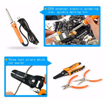 JAKEMY JM-P14 Welding Repair Tools Set Toolbox Bag Wire Stripper Pliers Screwdriver, US Plug - Tool Kits by JIAFA | Online Shopping South Africa | PMC Jewellery