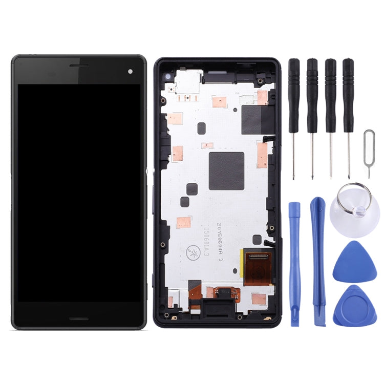 OEM LCD Screen for Sony Xperia Z3 Mini Compact Digitizer Full Assembly with Frame(Black) - LCD Screen by PMC Jewellery | Online Shopping South Africa | PMC Jewellery