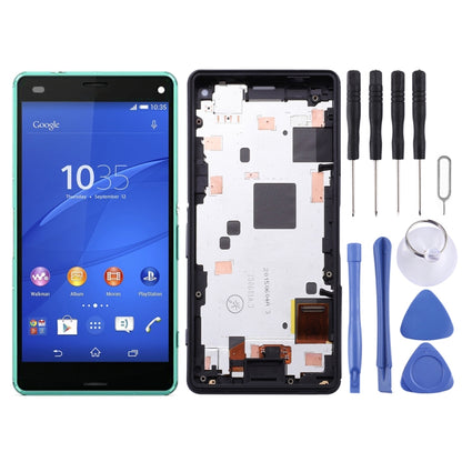 OEM LCD Screen for Sony Xperia Z3 Mini Compact Digitizer Full Assembly with Frame(Green) - LCD Screen by PMC Jewellery | Online Shopping South Africa | PMC Jewellery