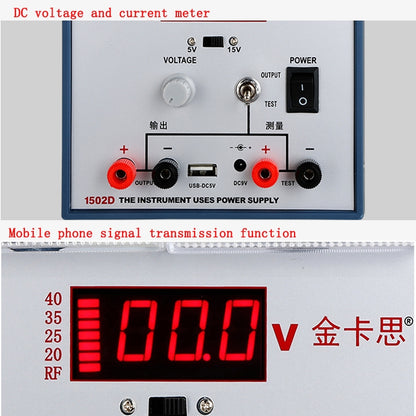 Kaisi K-1502D Repair Power Supply Current Meter 2A Adjustable DC Power Supply Automatic Protection, EU Plug - Power Supply by Kaisi | Online Shopping South Africa | PMC Jewellery