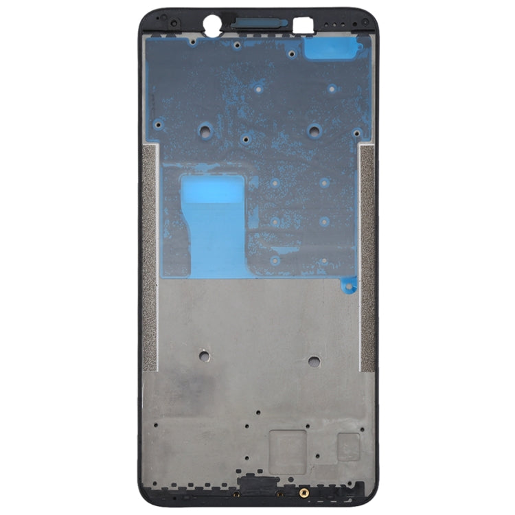 For OPPO A73 / F5 Front Housing LCD Frame Bezel Plate  (Black) - Frame Bezel Plate by PMC Jewellery | Online Shopping South Africa | PMC Jewellery