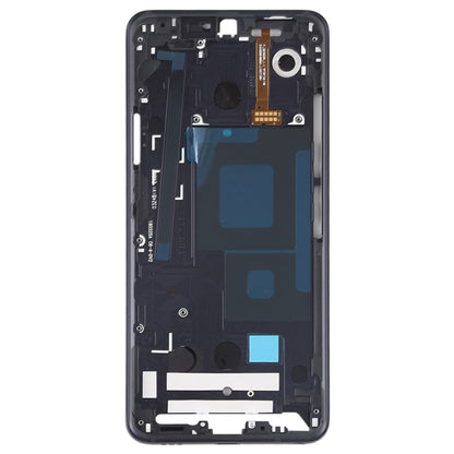 Front Housing LCD Frame Bezel Plate for LG G7 ThinQ / G710 (Black) - For LG by PMC Jewellery | Online Shopping South Africa | PMC Jewellery